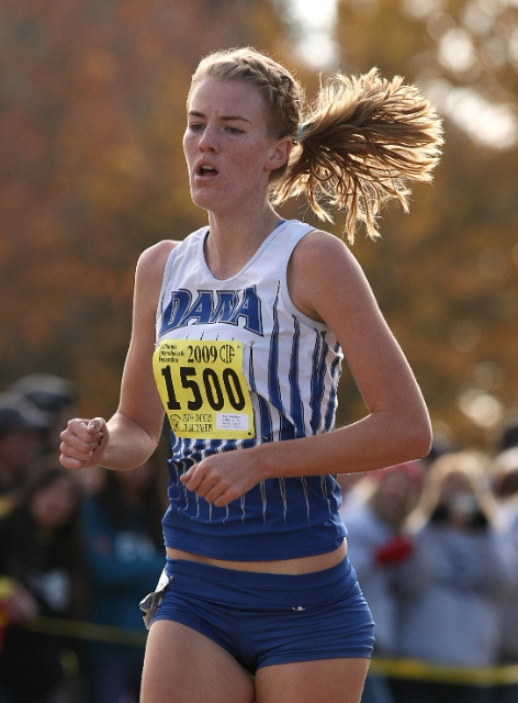 2009 CIF XC Girls D1-147.JPG - 2009 California CIF Cross Country Championships, Woodward Park, Fresno, California